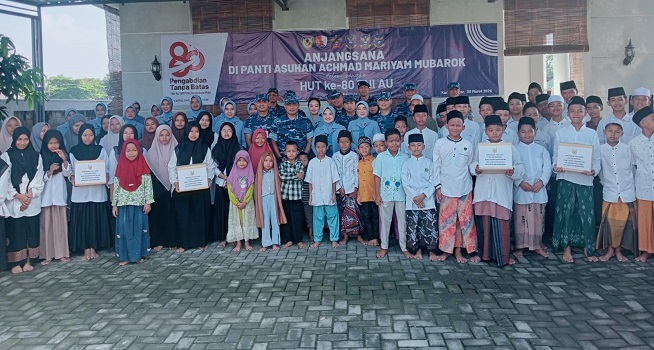 Lanud Adi Soemarmo Gelar Baksos di Panti Asuhan dan Disabilitas, Peringati HUT ke-80 TNI AU