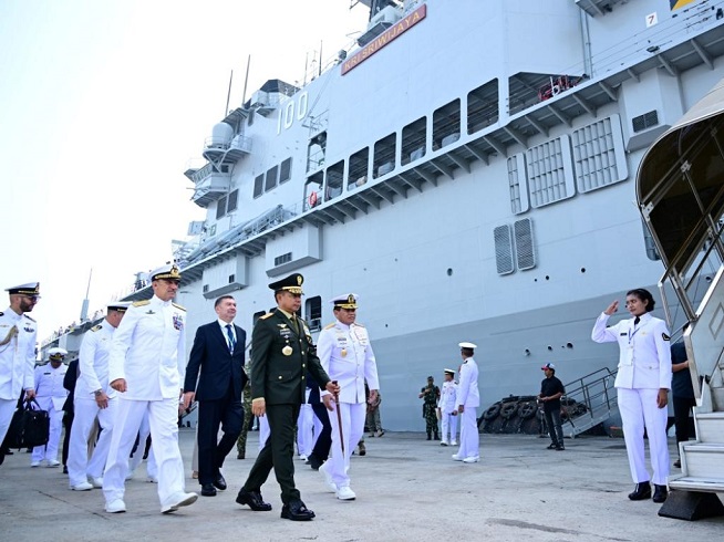 Kapal Induk  KRI Sriwijaya-100, Resmi Perkuat Armada TNI AL