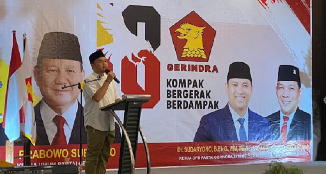 Wali Kota Solo Dorong Kader Gerindra Perkuat Kepercayaan Anak Muda