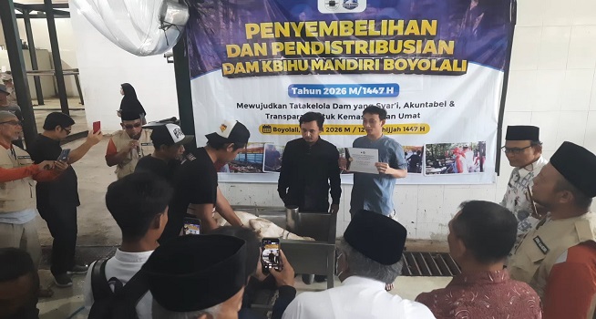 Jemaah Haji Boyolali Bayar Dam di Tanah Air, 117 Kambing Dipotong di RPH Ampel