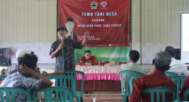 Ketua DPRD Jateng Sumanto Resmikan Pembangunan Jalan Desa Gantiwarno