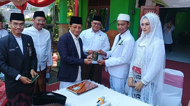 Menag Luncurkan Gemah KUA di Semarang, Pernikahan dan Pelestarian Alam Jadi Sorotan
