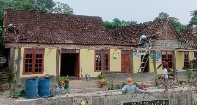 Angin Puting Beliung Terjang Boyolali, 24 Rumah Warga Rusak