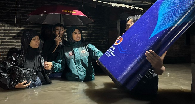 Wawali Astrid Tinjau Lokasi Terdampak Banjir di Solo