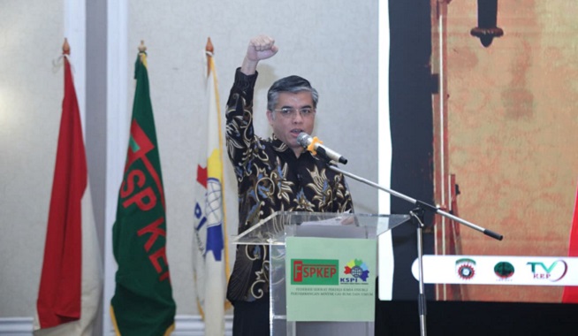 Kemnaker Ajak Serikat Pekerja Kawal Implementasi UU Pelindungan Ketenagakerjaan