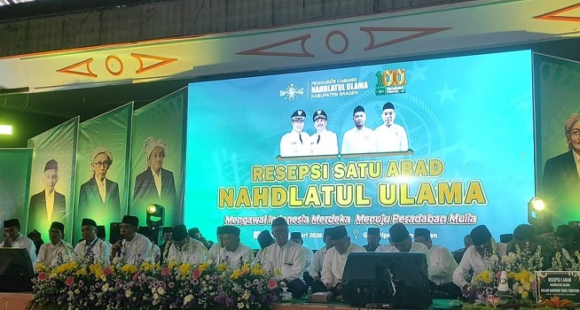 Harlah 1 Abad NU di Sragen, Diramaikan Seribu Tumpeng Simbol Gotong Royong