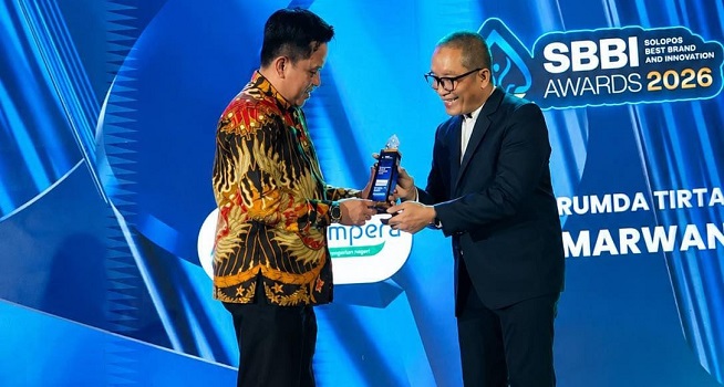 Perumda Tirta Ampera Boyolali Borong 2 Penghargaan SBBI Awards 2026