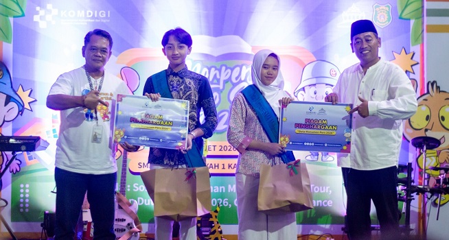 Monumen Pers Goes to School 2026 Sambangi SMA Muhammadiyah 1 Karanganyar