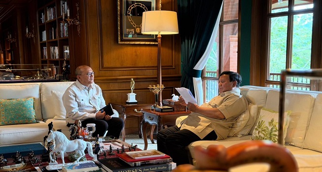 Prabowo Terima Kepala BPI Danantara di Hambalang, Bahas Proyek Hilirisasi dan Waste to Energy