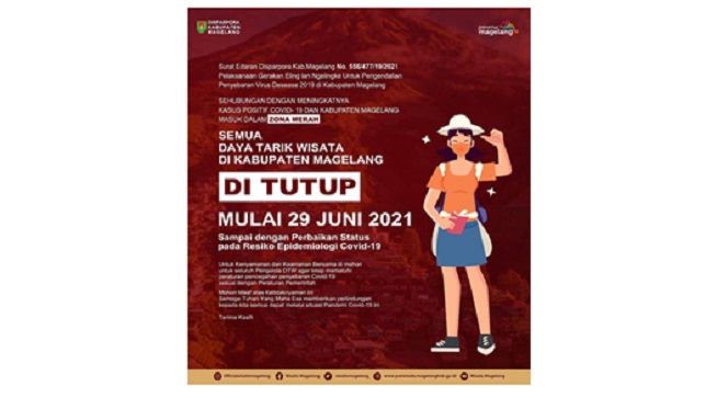 Covid19 Naik Lagi Candi Borobudur Terpaksa Tutup Hingga Kondisi Terkendali