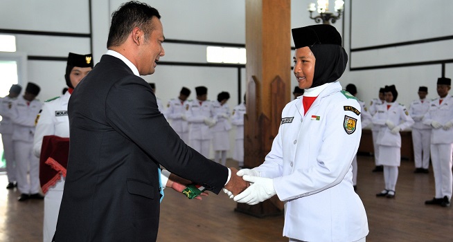 Bupati Kukuhkan 60 Paskibraka Boyolali 2026