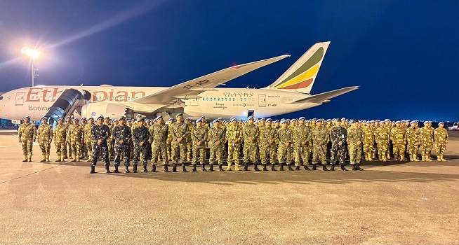 Tuntas Jalani Misi Perdamaian Dunia, Prajurit Garuda Disambut di Bandara Soekarno-Hatta