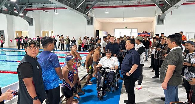 Kunjungi Pelatnas Asian Para Games Nagoya 2026 di TC NPCI, Erick Thohir Motivasi para Atlet