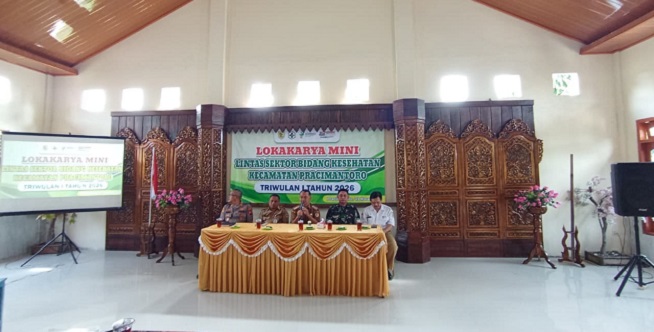 Tingkatkan Pelayanan Kesehatan, Pemerintah Kecamatan Pracimantoro Menggelar Pertemuan Lintas Sektoral