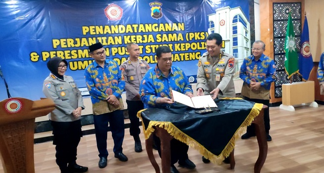 UMUKA Kolaborasi dengan Polda Jateng Bentuk Pusat Studi Kepolisian di Kampus 