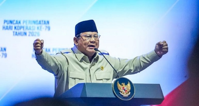 Hadiri Puncak Harkopnas ke-79, Prabowo Serukan Kebangkitan Total Gerakan Koperasi sebagai Motor Utama Ekonomi