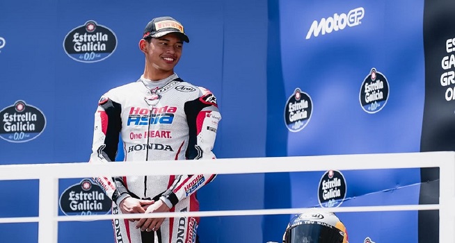 Veda Ega Pratama Cetak Sejarah, Sukses Naik Podium di Moto3 Brazil 2026