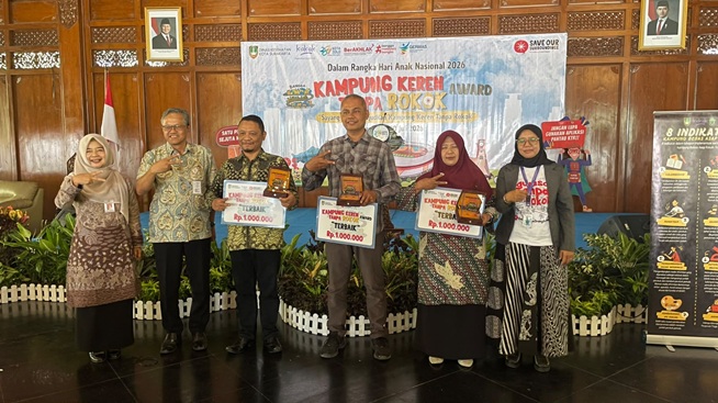 Peringati Hari Anak Nasional 2026, Pemkot Surakarta dan Yayasan KAKAK Gelar Kampung Keren Tanpa Rokok Award 