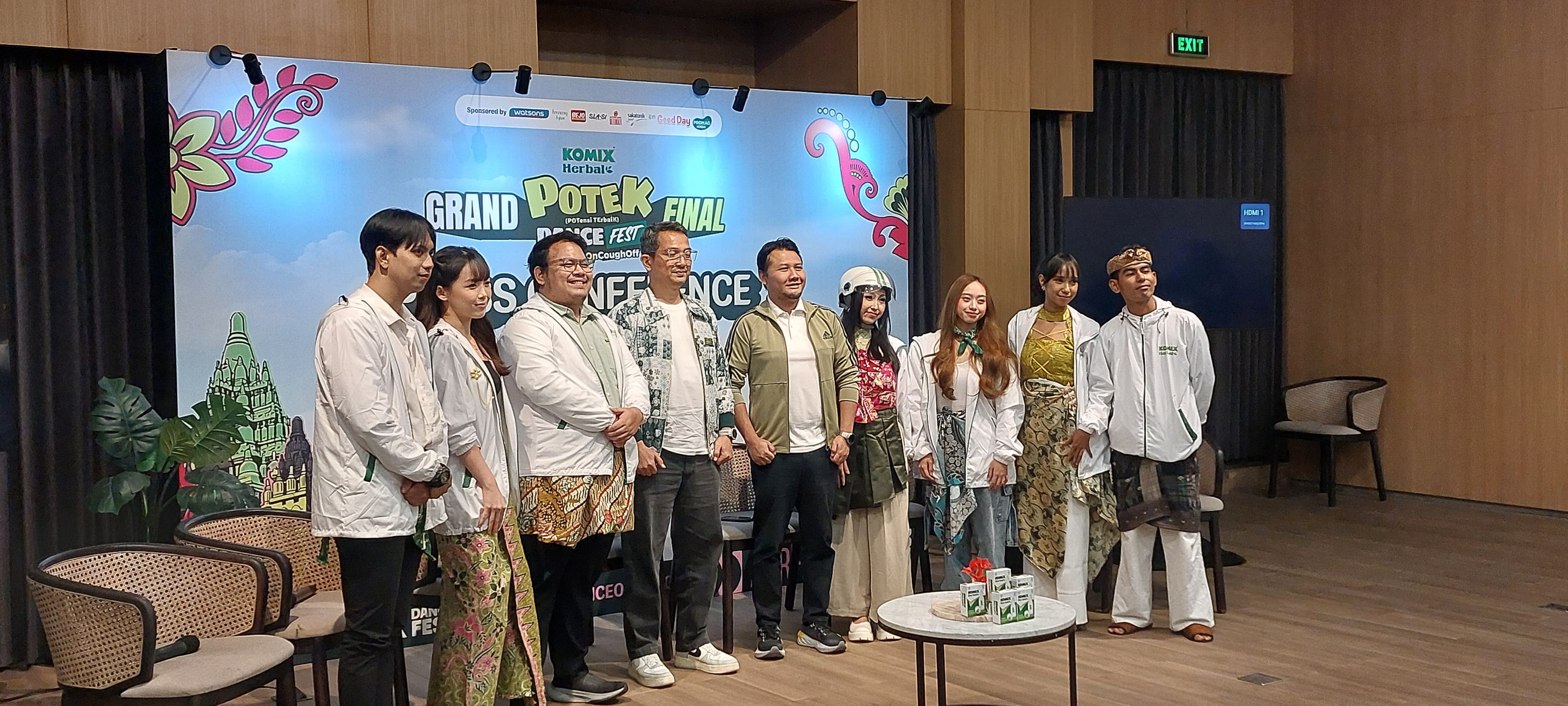 Grand Final Komix Herbal POTEK Dance Fest 2026, Tujuh Tim Siap Adu Kreativitas di Prambanan
