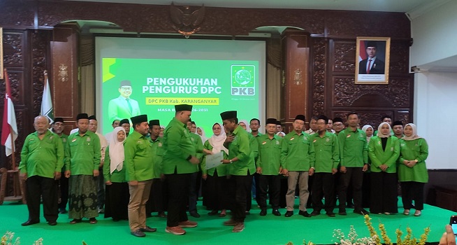 Kukuhkan Pengurus 2026-2031, PKB Karanganyar Gaungkan Politik Sejuk dan Kolaboratif