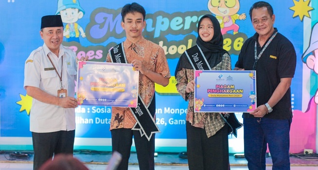Monumen Pers Goes to School 2026 Sambangi SMA Negeri 1 Sragen