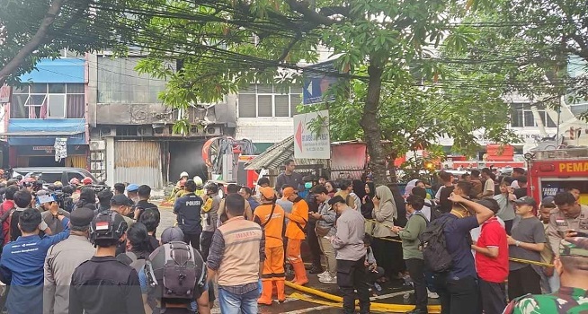 Puluhan Orang Meninggal dalam Kebakaran Gedung Terra Drone Kemayoran, Kemensos Lakukan Asesmen 