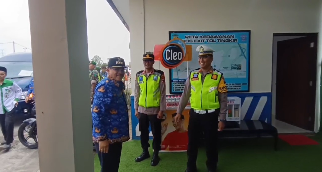 Walikota dan Kapolres Salatiga Cek Fasilitas Posko untuk Pemudik