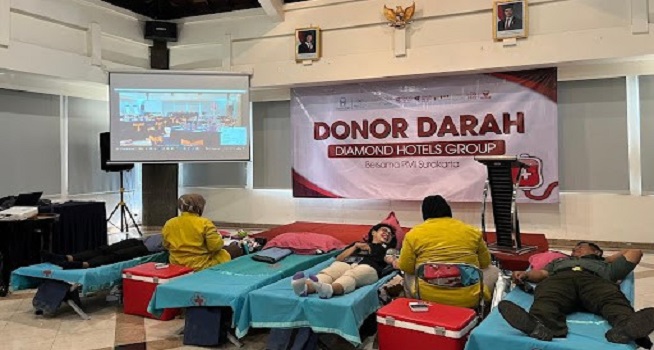 Wujud Kepedulian Sosial, Diamond Hotels Group Gelar Aksi Donor Darah dan Layanan Kesehatan Gratis