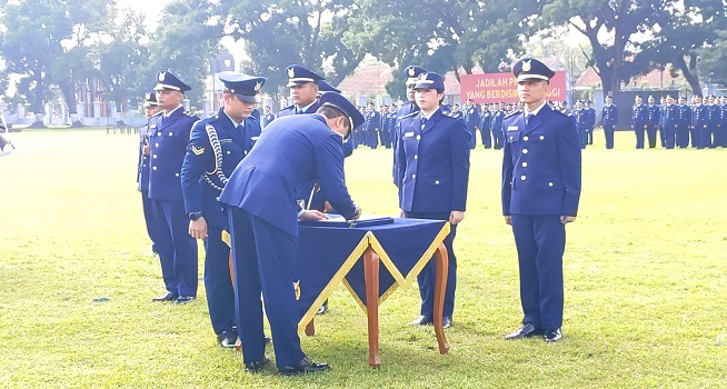 Lantik Ratusan Perwira Setukpa, KASAU: Perwira harus jadi Pemimpin Adaptif 