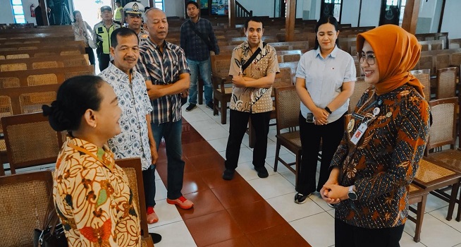 Wawali Solo Tinjau Kesiapan Gereja Jelang Paskah