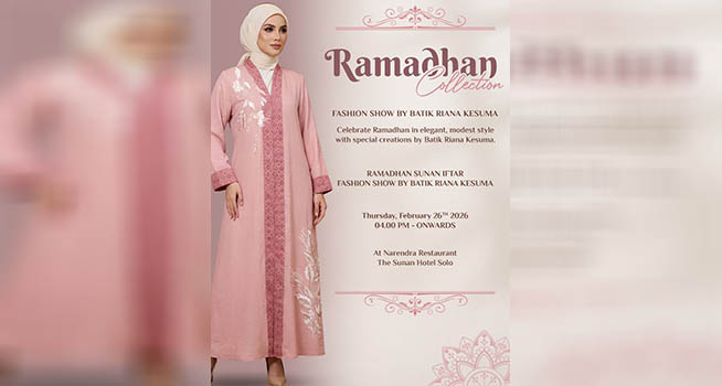 Sogan Bloom In Modesty: Kolaborasi The Sunan Hotel Solo dan Batik Riana Kesuma dalam Ramadan Collection 2026