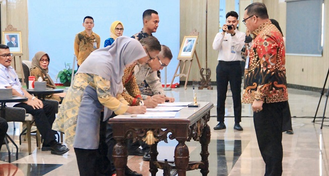 58 Organisasi Bantuan Hukum Tanda Tangani Kontrak dengan Kemenkum Jateng, Perluas Akses Keadilan