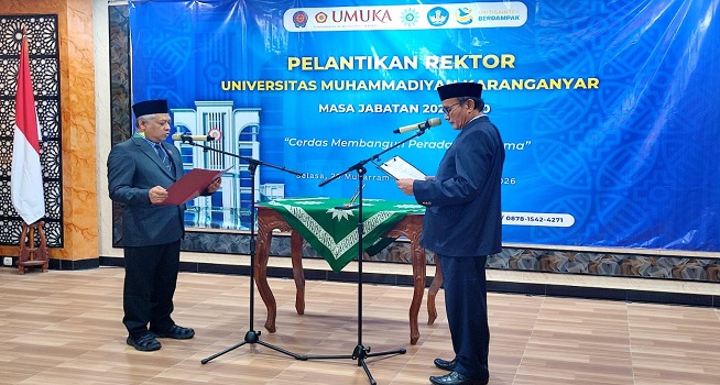 Muh Syamsuri Jabat Rektor UMUKA Lagi, Fokus Penguatan Mutu dan Infrastruktur Kampus