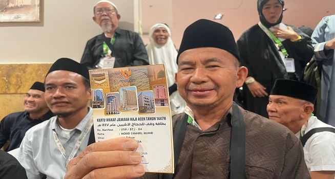 Jemaah Haji asal Aceh Terima Dana Wakaf Baitul Asyi Rp9,2 Juta per Orang