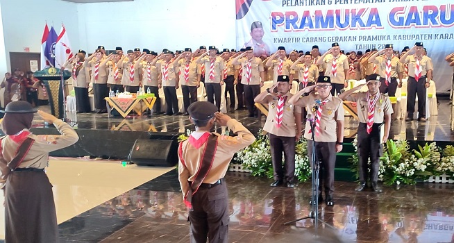 1.931 Pramuka Garuda Dilantik Wakil Ketua Majelis Pembimbing Cabang Karanganyar 