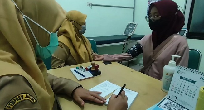 Miris !  Puskesmas Bendosari Temukan Pelajar SMP dan SMA Kena Hipertensi