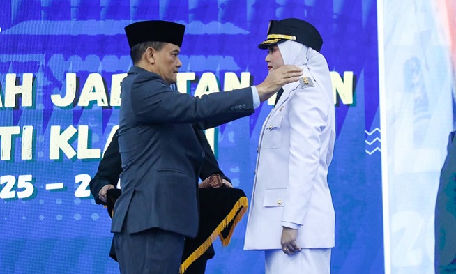 Lantik Wakil Bupati Klaten, Ahmad Luthfi Tekankan Pengentasan Kemiskinan dan Soliditas Kepemimpinan