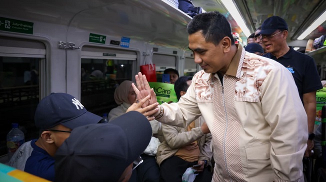 Wagub Taj Yasin Tutup Program Mudik Gratis 2026 Pemprov Jateng Via Kereta Api