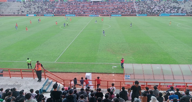 Unggul Jumlah Pemain, Persebi Boyolali Takluk 1-2 dari PSIR Rembang 