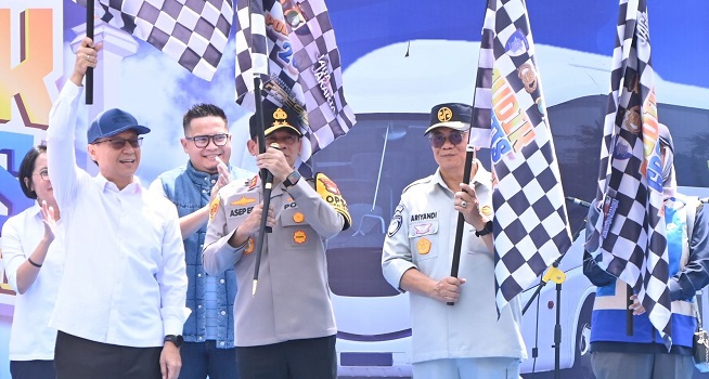 Jasa Raharja Hadiri Pelepasan Mudik Gratis Polri Presisi 2026, Wujud Sinergi Negara Hadir Melayani Masyarakat