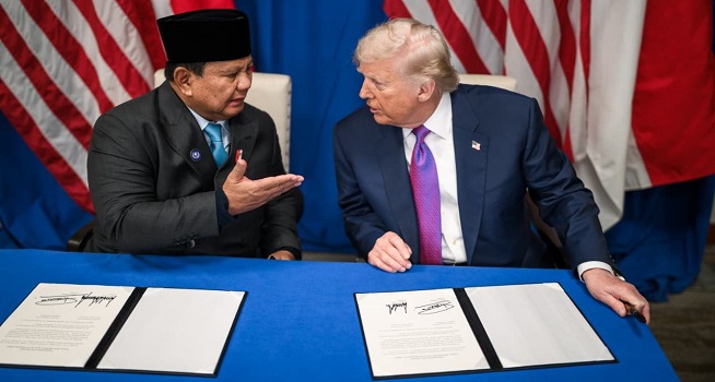 Prabowo dan Trump Teken Perjanjian Timbal Balik Bersejarah, Tonggak Baru Aliansi Ekonomi RI-AS