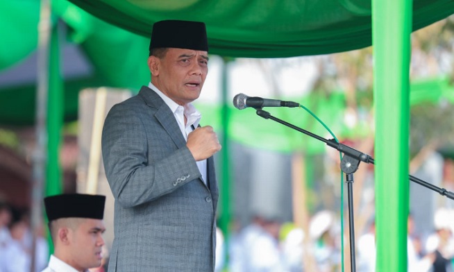 Peringati HSN, Ahmad Luthfi Ajak 555 Ribu Santri Jateng Ikut Entaskan Kemiskinan