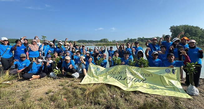 Komunitas Merajut Langkah Turun ke Pesisir Demak, Tanam 500 Mangrove untuk Lawan Abrasi dan Rob
