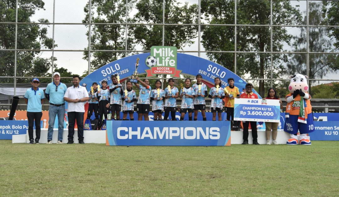 Bantai Lawan 7-2, SD Kristen Manahan Surakarta Tak Terkalahkan di Final MilkLife Soccer Challenge Solo Seri 2 2025-2026