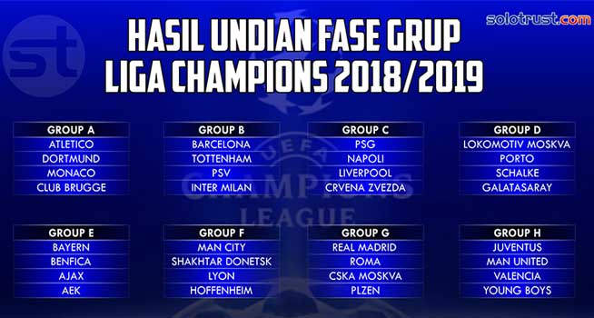 grup stage liga champions 2018