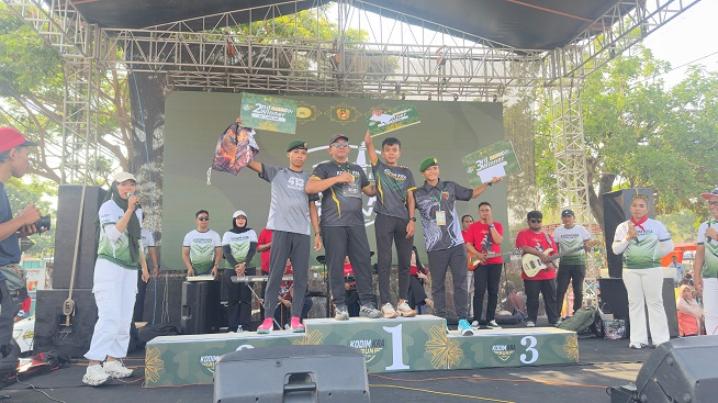 Prajurit Brigif 6/Tsb Ukir Prestasi, Raih Juara 2 Kodim Karanganyar Run 5k 2026
