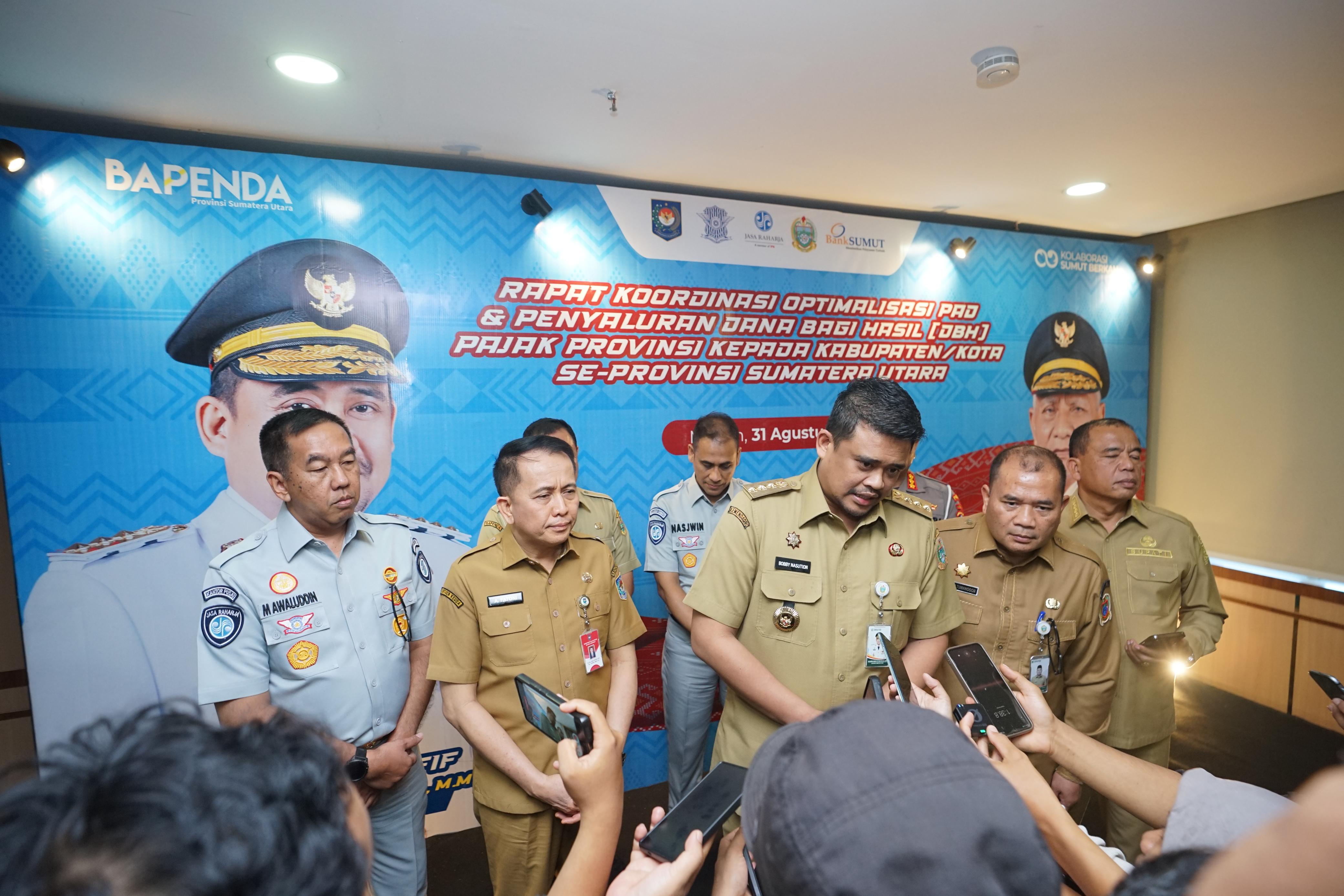 Hadiri Rakor Optimalisasi PAD Sumut, Jasa Raharja Dorong Penguatan Sinergi dan Pelayanan Samsat