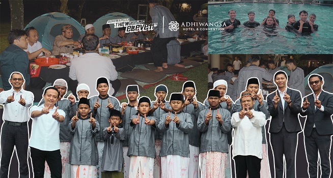 Adhiwangsa Gelar CSR Hotel Experience, Perayaan Penuh Kasih Jelang Ultah ke-11.