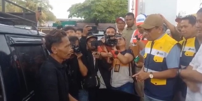 Menteri ESDM Cek Kesediaan BBM di SPBU Bolon Colomadu 